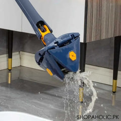 360 Rotatable Adjustable Triangle Cleaning Mop with Twist Squeeze