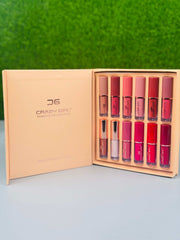 12-Piece Matte Liquid Lipstick & High Shine Lip Gloss Set β Waterproof, Long-Lasting Makeup Collection