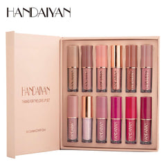 12-Piece Matte Liquid Lipstick & High Shine Lip Gloss Set β Waterproof, Long-Lasting Makeup Collection