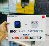 I20 Ultra Max 10-in-1 Smartwatch with 7 Straps & Airpods 2