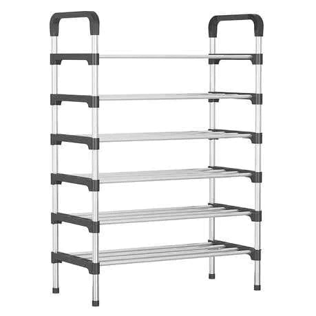 Stylish Shoe Rack Metal Simple ,Organizer Holder Space-saving for Living Room