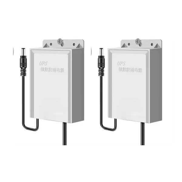 12V DC Mini UPS Backup for Security Camera Systems (5 Hour Battery Backup 🔥 Fireproof 💦 Waterproof 🚨Led Display)