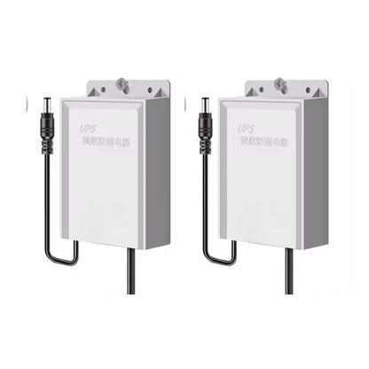 12V DC Mini UPS Backup for Security Camera Systems (5 Hour Battery Backup 🔥 Fireproof 💦 Waterproof 🚨Led Display)