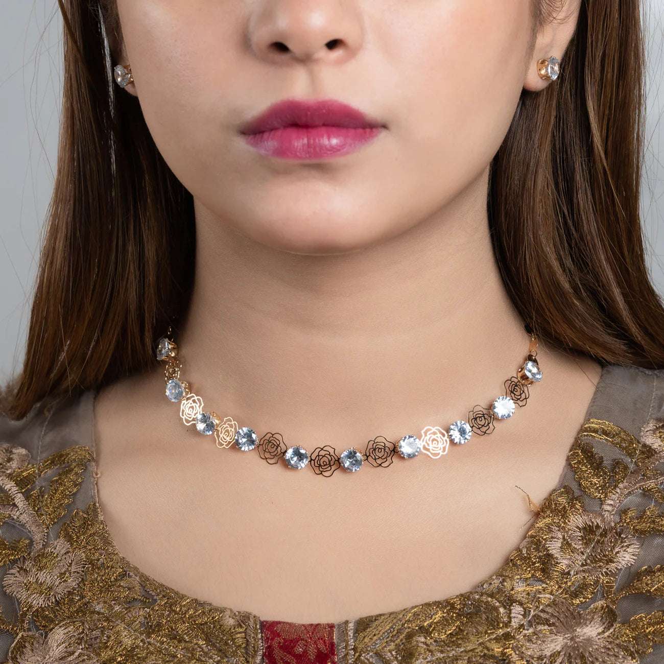 MARINERS LINK NECKLACE WITH EARRING