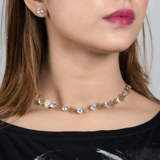 MARINERS LINK NECKLACE WITH EARRING