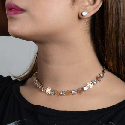 MARINERS LINK NECKLACE WITH EARRING