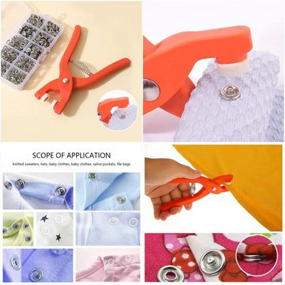 Pliers Button Press Tool For All Cloths With Free Buttons