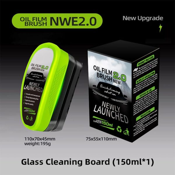 1pc Oil Film Brush 2.0 – Clear Vision Windshield & Glass Cleaner