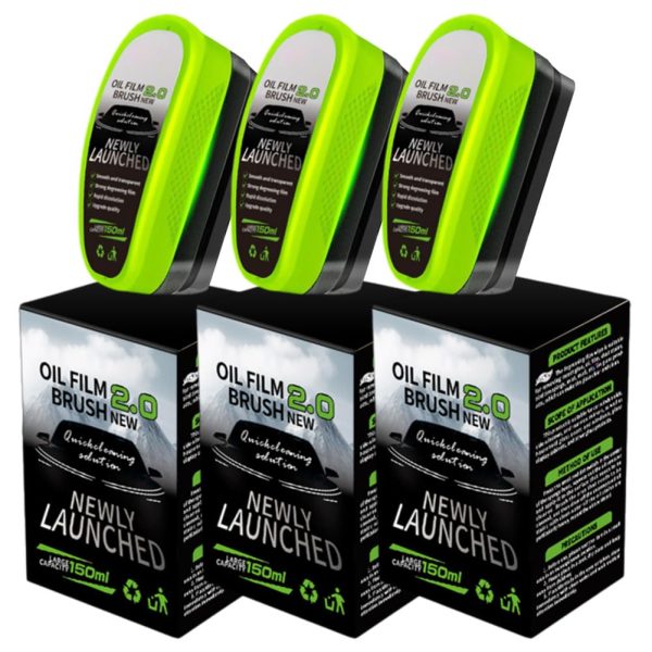 1pc Oil Film Brush 2.0 – Clear Vision Windshield & Glass Cleaner
