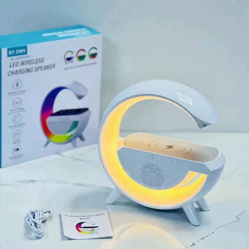G lamp Led wireless charger Speaker