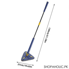 360 Rotatable Adjustable Triangle Cleaning Mop with Twist Squeeze