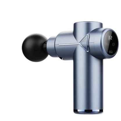 4-in-1 Ultra-Quiet Massage Gun – Deep Tissue Pain Relief with 4 Heads & Adjustable Speeds