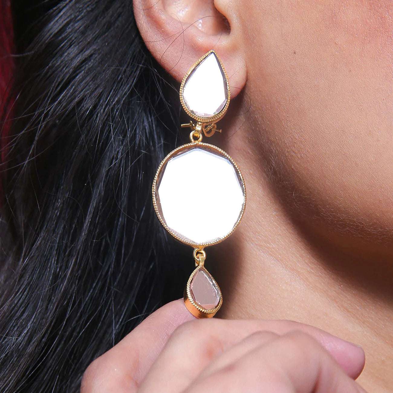 MIRROR EARRINGS