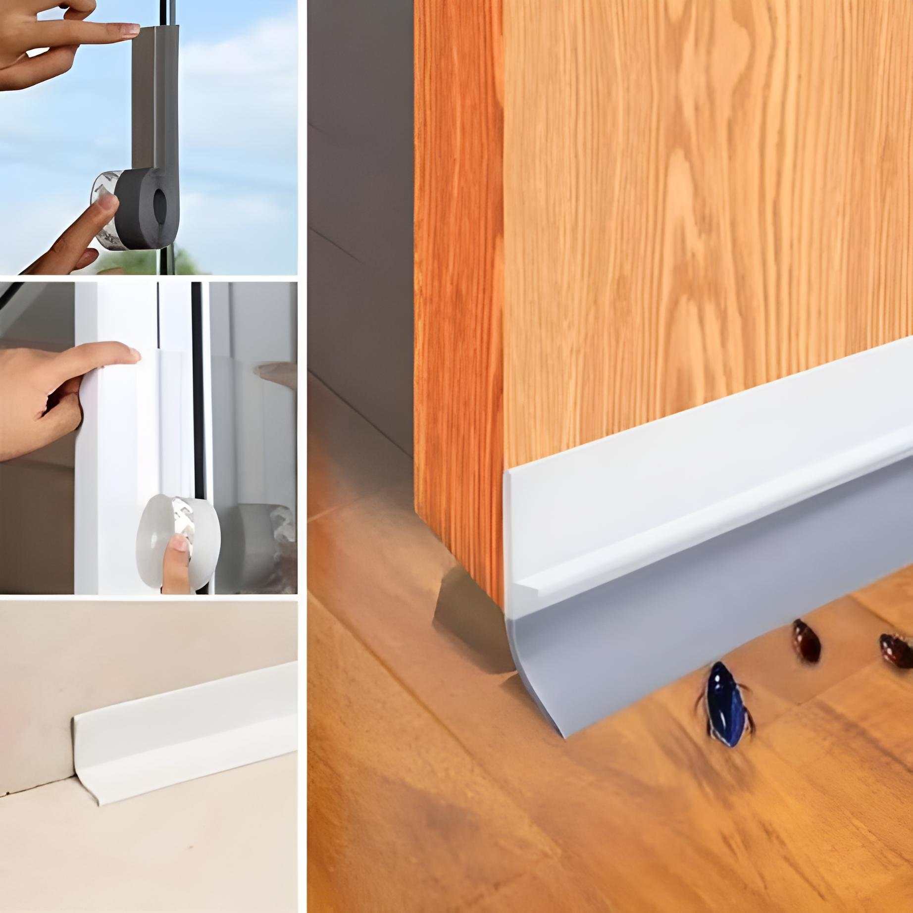 5 Meter Door Sealing Strips for Seal Sound Proof, Insect, Dust for Bathroom Door Window