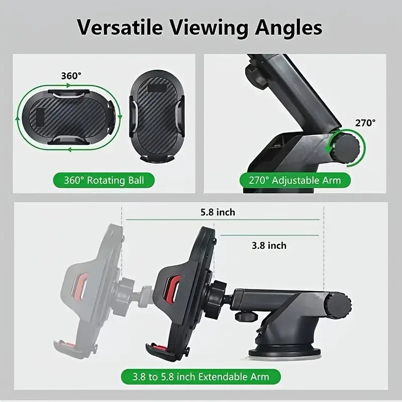Dashboard Suction Cup Car Mobile Phone Holder
