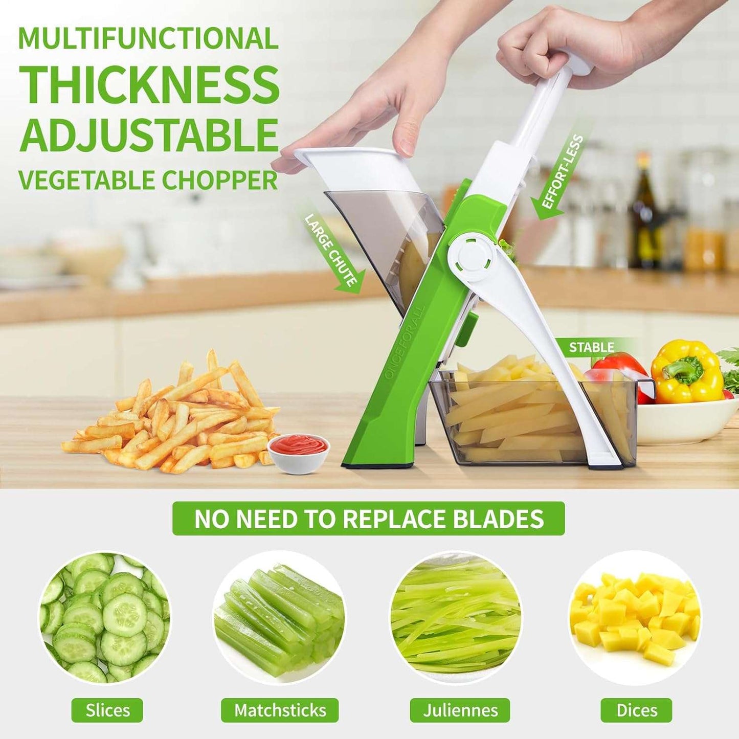 4 In 1 Adjustable Vegetable Cutter & Chopper – Multi-Function Drum Grater