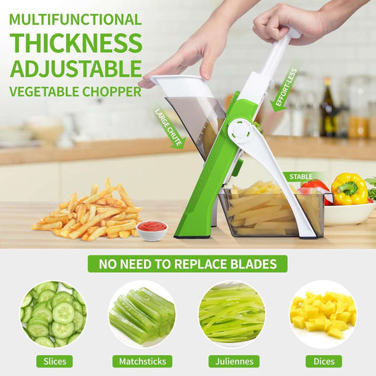 4 In 1 Adjustable Vegetable Cutter & Chopper – Multi-Function Drum Grater