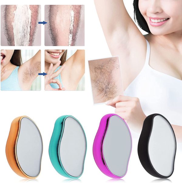 Bleame Crystal Hair Eraser Epilator - Fast & Easy Exfoliate – Soft Smooth Silky Skin