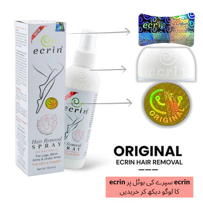Ecrin Hair Removal Spray - (FOR MEN & WOMEN)