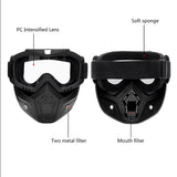 Motorcycle Goggles Face Mask Dirt Bike Motocross Off-Road MX ATV Eyewear Glasses