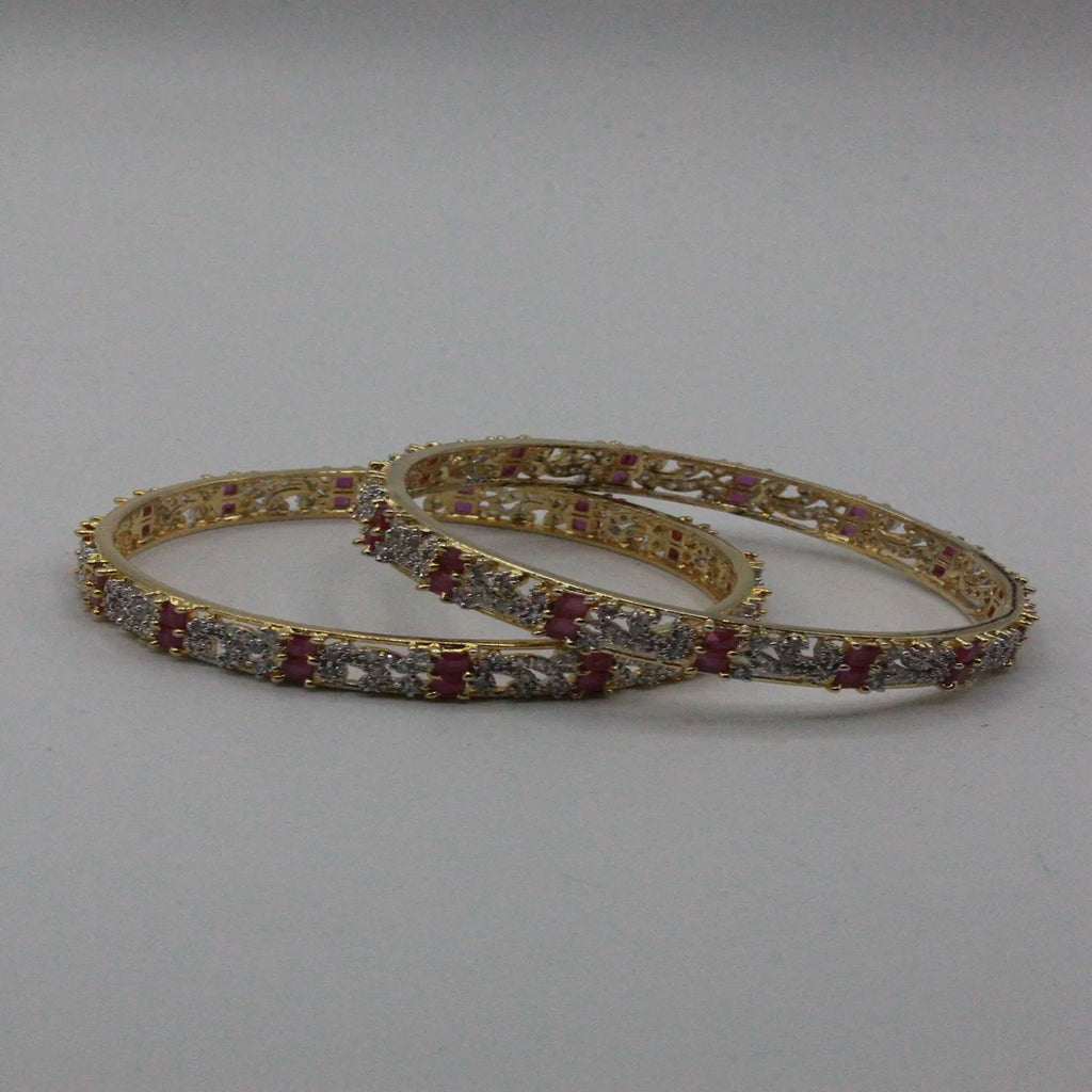Golden and Red gem Bracelet