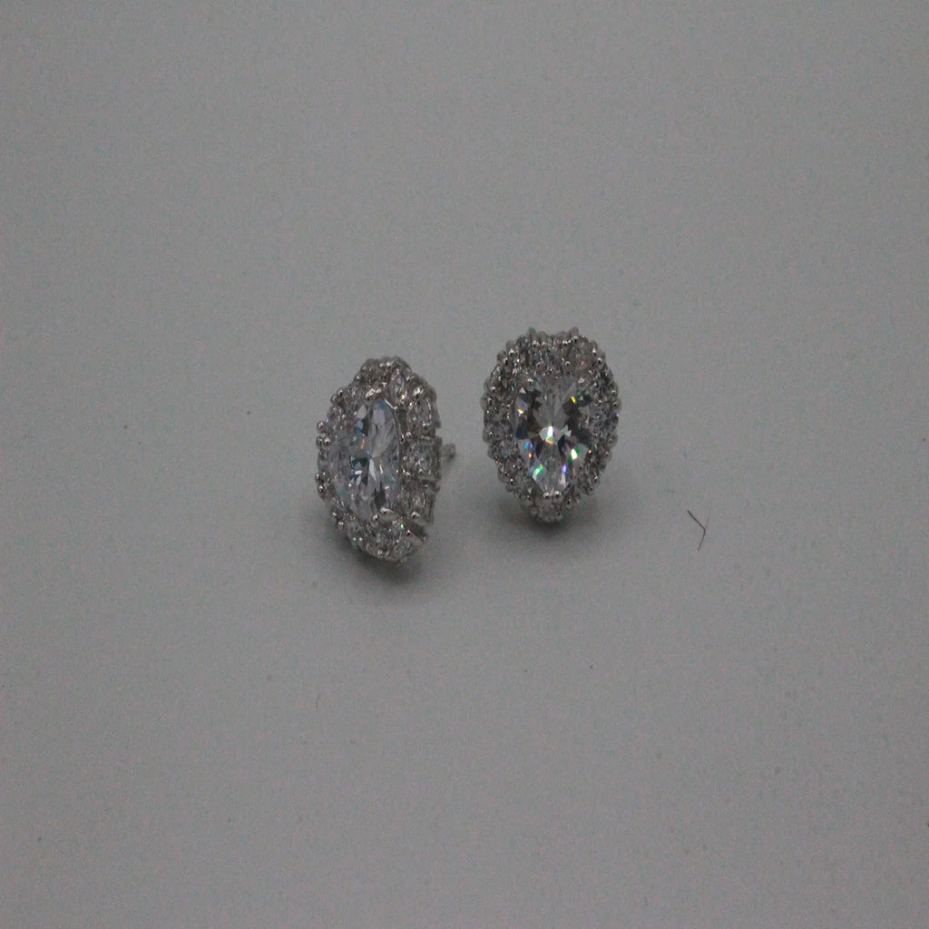 Silver Hollywood Earing