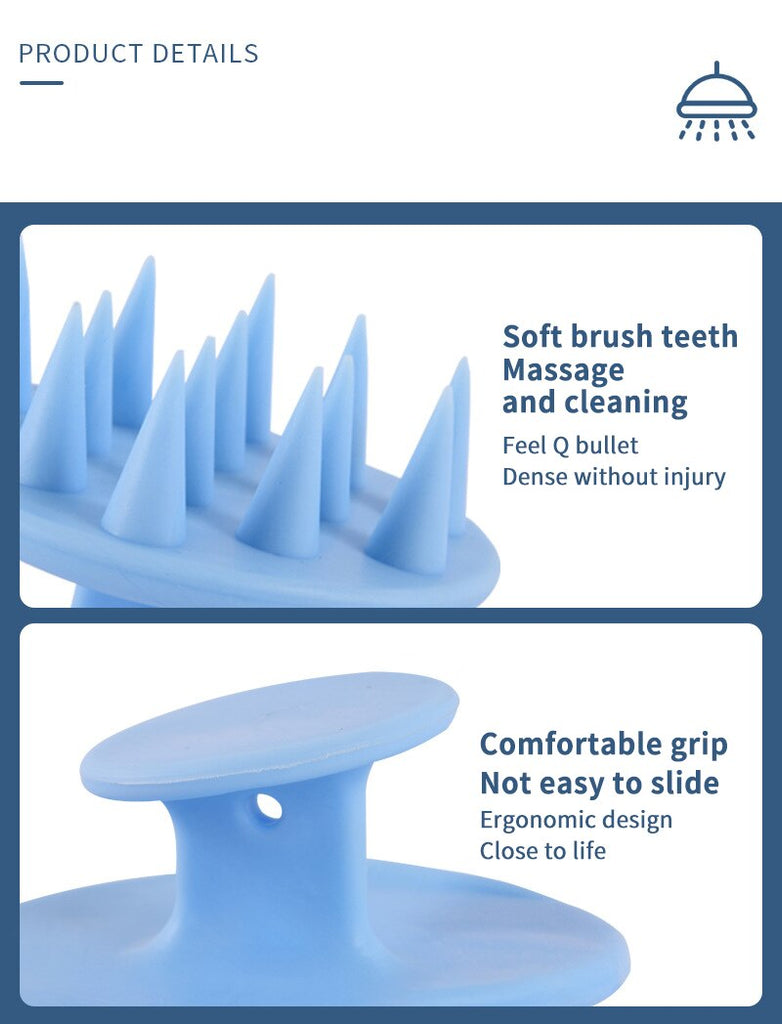 Massage Silicone Shampoo Scalp
