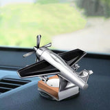 Airplane Solar Car Dashboard Air Freshener Car Perfume