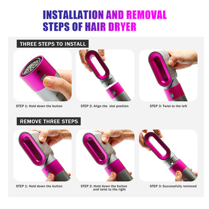 5 IN 1 MULTIFUNCTIONAL HAIR DRYER COMB SET