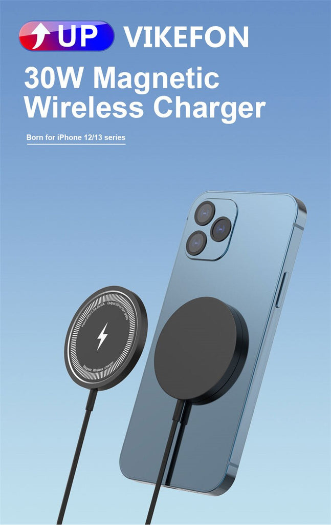 30W Magnetic Wireless Charger Fast Charger