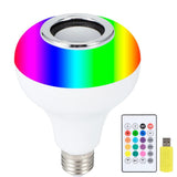 Smart LED Bulb with Bluetooth Speaker & Remote