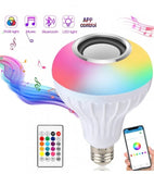 Smart LED Bulb with Bluetooth Speaker & Remote