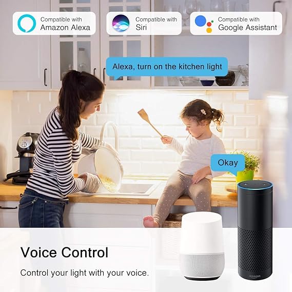 Smart RGB WiFi Bulb – 16M Colors, Voice Control, & Dimmable