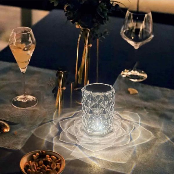 16 Colors Touch  Diamond Crystal Lamp  Rechargable