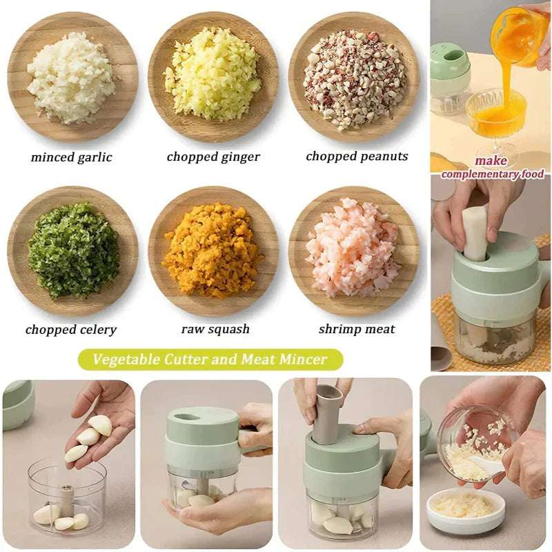 3 in 1 Chargeable Vegetable Cutter