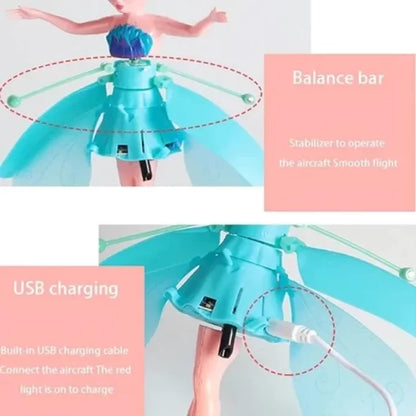 Flying Fairy Toys Sky Dancers Flying Princess Doll