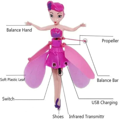 Flying Fairy Toys Sky Dancers Flying Princess Doll