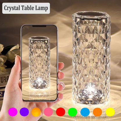 16 Colors Touch  Diamond Crystal Lamp  Rechargable
