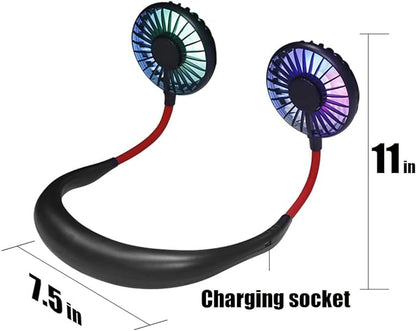 3 Speed Adjustable Personal Hand-Free Neck Fan with Free Delivery