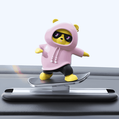Skating Panda Bear Car Ornaments