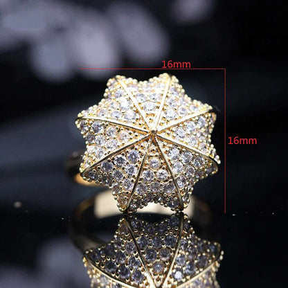 Umbrella Spinning Ring Golden