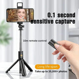 "✨📸 Remote Control 4-in-1 Selfie Stick – Your Ultimate Photo Buddy! 🎥🤳"