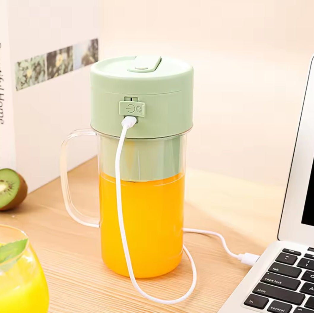 Rechargeable Fast Glass Juicer + Free Silicon Straw