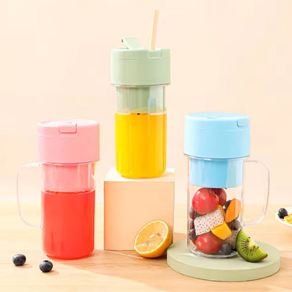 Rechargeable Fast Glass Juicer + Free Silicon Straw