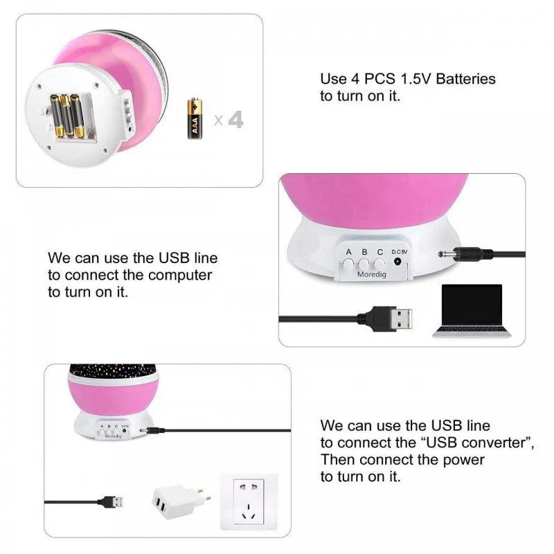 🌟✨ Star Master Dream Rotating Projector – Light Up Your Night! 🌙🎉