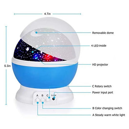 🌟✨ Star Master Dream Rotating Projector – Light Up Your Night! 🌙🎉