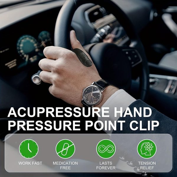 Sugar Control Li4 Acupressure Clip – Headache, Stress & Migraine Relief