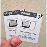 Giff gaff UK Original Sim OTP, Signals 100% working in Pakistan