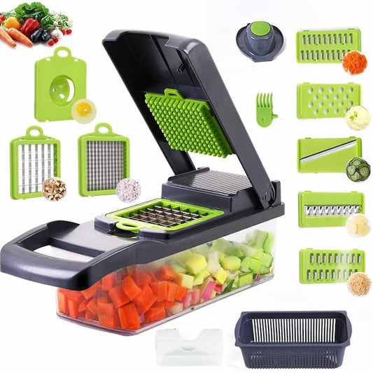 Vegetable Chopper Cutter Food Slicer Multifunctional 16 in 1