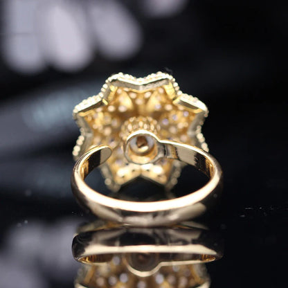 Umbrella Spinning Ring Golden